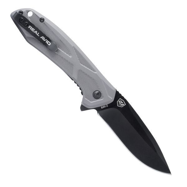 Нож Real Avid RAV-2 Black Oxide Aluminum Gray AVRAV2 17590203 фото