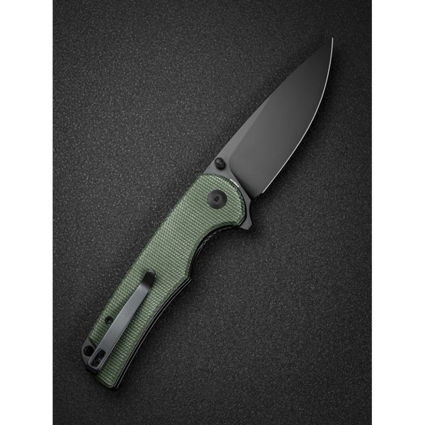 Нож Sencut Praktisk, (9,1 см) 9Cr18MoV / Micarta Темно-Зеленый S24019-3 999996907 фото