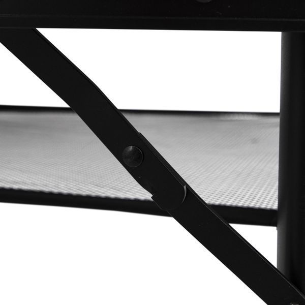 Стіл Bo-Camp Northgate Oval 150x80 cm Black/Grey (1404188) DAS302569 фото