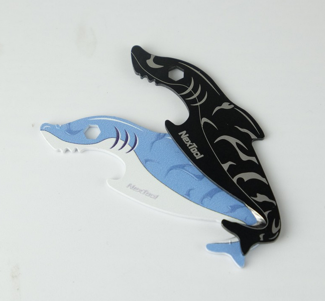 Міні-Мультитул NexTool EDC box cutter Shark KT5521Blue 58401 фото