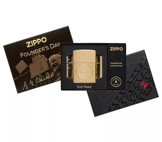 Запальничка Колекційна Zippo Armor Founder's Day (49631) V77550954 фото