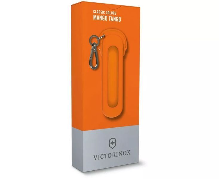 Чохол силіконовий Victorinox Headphones Mango Tango для ножів Classic 58мм 1-2 шари Помаранчевий (4.0451) V77553330 фото