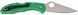 Ніж Spyderco Delica 4 Flat Ground Green C11FPGR 870134 фото 4
