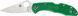 Ніж Spyderco Delica 4 Flat Ground Green C11FPGR 870134 фото 8