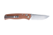 Нож SRM Medal 255L-MN 10Cr15CoMoV микарта коричневый 255L-MN 4009294 фото 2