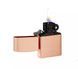 Зажигалка коллекционная бензиновая Zippo Solid Copper with Black Plated Insert ручная работа медь 48107 V77550605 фото 1
