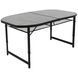 Стіл Bo-Camp Northgate Oval 150x80 cm Black/Grey (1404188) DAS302569 фото 1