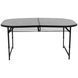 Стіл Bo-Camp Northgate Oval 150x80 cm Black/Grey (1404188) DAS302569 фото 2