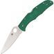 Ніж Spyderco Delica 4 Flat Ground Green C11FPGR 870134 фото 7
