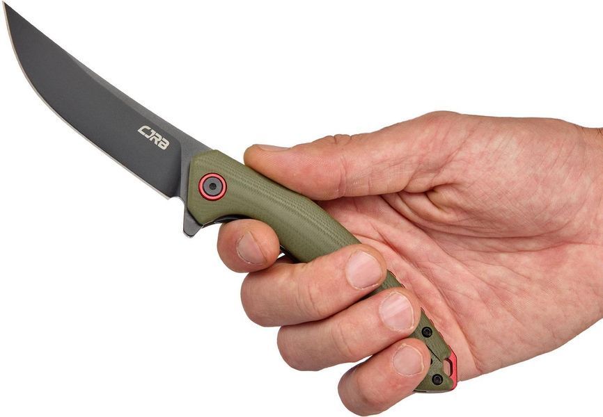 Нож CJRB Gobi Black Blade G-10 Green Олива J1906-BGN 27980299 фото