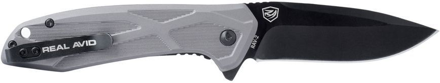 Нож Real Avid RAV-2 Black Oxide Aluminum Gray AVRAV2 17590203 фото