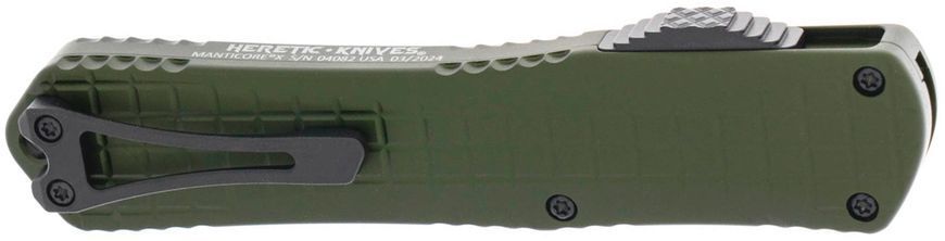 Ніж Heretic Manticore X Double Edge Two Tone MagnaCut Aluminum Green H032F-10A-GRN 9880021 фото