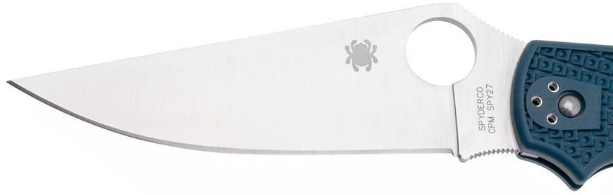 Ніж Spyderco Stretch 2 XL SPY27 Lightweight Cobalt Blue C258PCBL 871770 фото