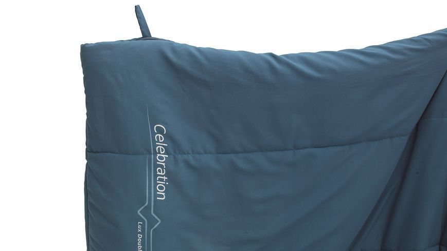 Спальний мішок Outwell Celebration Lux Double/+2&deg;C Blue Left (230371) 928840 фото