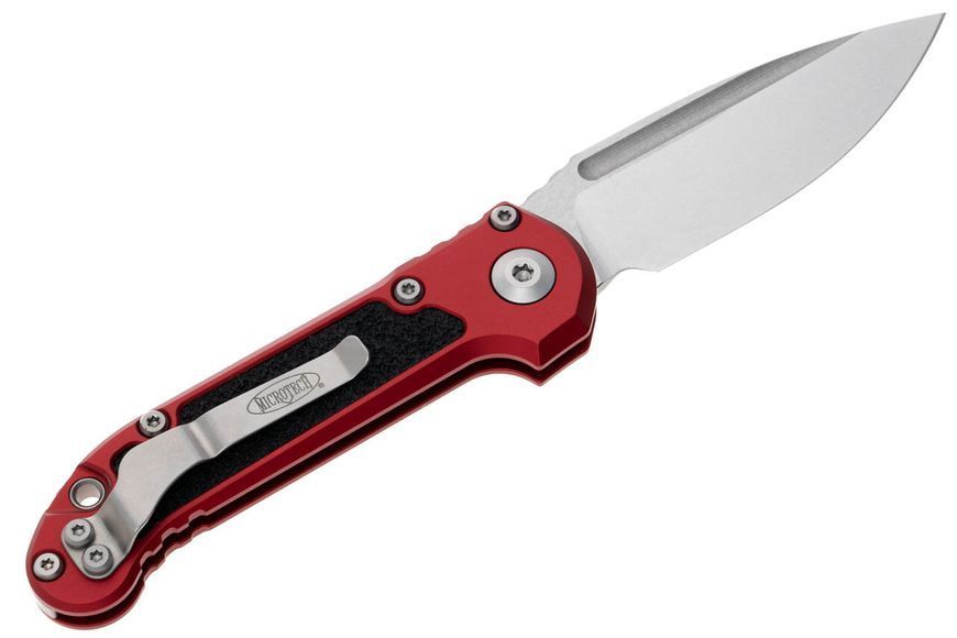 Нож Microtech L.U.D.T. S/E Gen III stonewash клинок красная рукоять 1135-10RD 4009450 фото