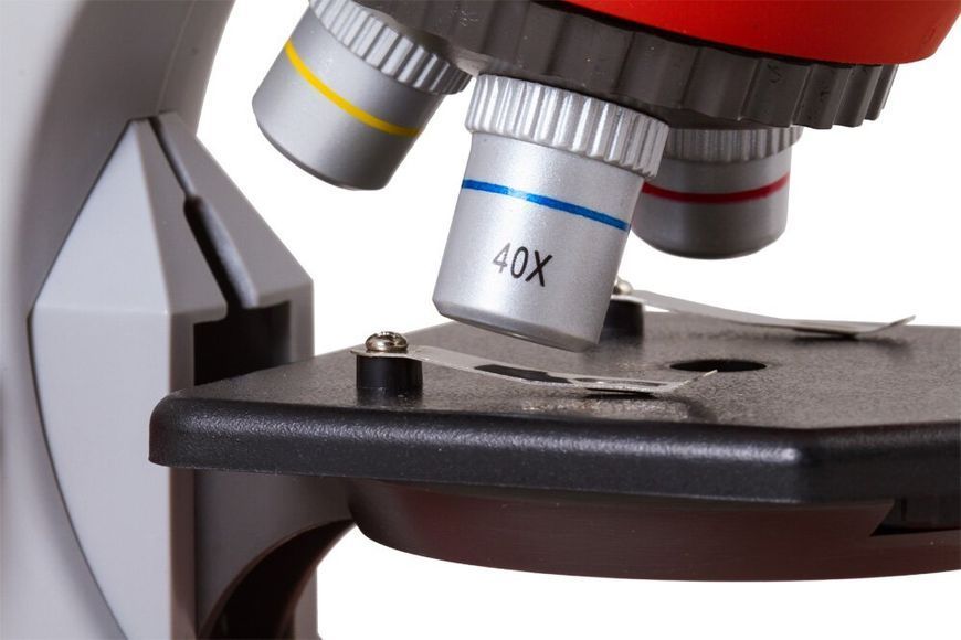 Мікроскоп Bresser Junior 40x-640x Red з набором для дослідів і адаптером для смартфона 8851300E8G000 фото