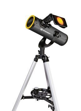 Телескоп Bresser Solarix 76/350 AZ Carbon з сонячним фільтром та адаптером для смартфона 4676359 фото
