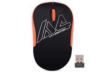 Миша A4-G3-300N USB V-Track , бездротова, 1000dpi, чорний + помаранчевий G3-300N (Black+Orange) 1604185 фото