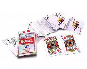 Карты игральные Boval пластиковое покрытие 54 карты (DN32726RED) V77551123 фото