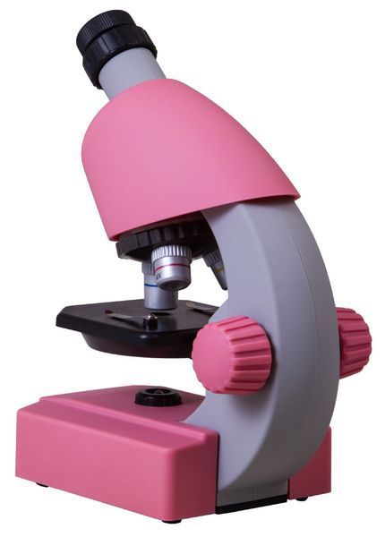 Микроскоп Bresser Junior 40x-640x Pink с набором для опытов и адаптером для смартфона 8851300CRG000 фото