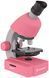 Микроскоп Bresser Junior 40x-640x Pink с набором для опытов и адаптером для смартфона 8851300CRG000 фото 1