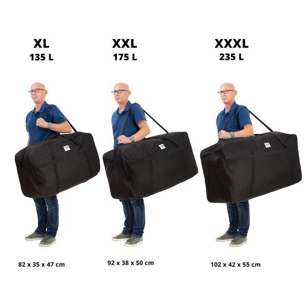 Сумка дорожня TravelZ Bag 175 Black (604347) 927294 фото