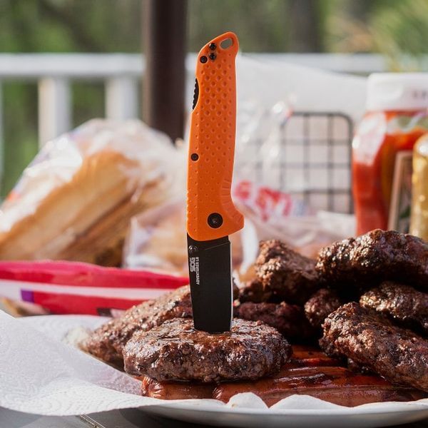 Ніж SOG Adventurer LB Black Blade TiNi GRN Orange SOG-13-11-02-43 12580316 фото