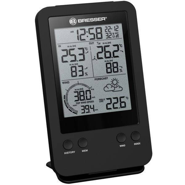 Метеостанция Bresser Wind Gauge 3-in-1 Profi Black 7002531 фото