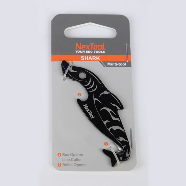 Міні-Мультитул NexTool EDC box cutter Shark KT5521Black 58402 фото