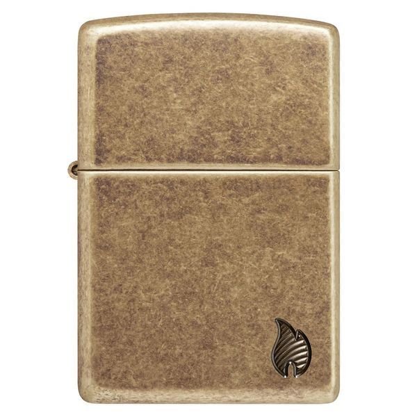 Запальничка Zippo 29561 Armor Antique Brass Flame Design V77553899 фото