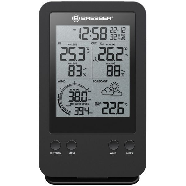 Метеостанция Bresser Wind Gauge 3-in-1 Profi Black 7002531 фото
