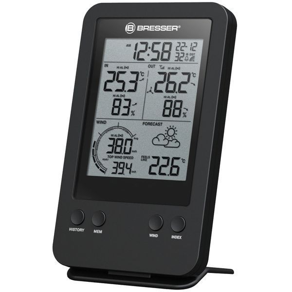 Метеостанция Bresser Wind Gauge 3-in-1 Profi Black 7002531 фото