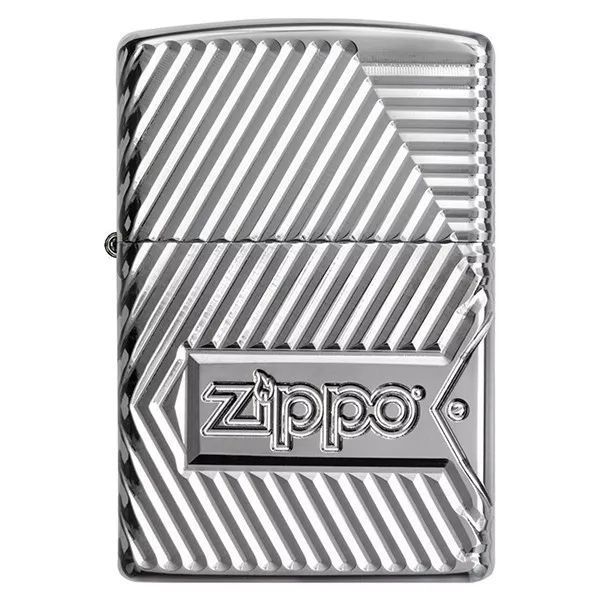 Зажигалка бензиновая Zippo Bolts Design Armor (29672) V77550491 фото