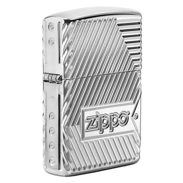 Зажигалка бензиновая Zippo Bolts Design Armor (29672) V77550491 фото