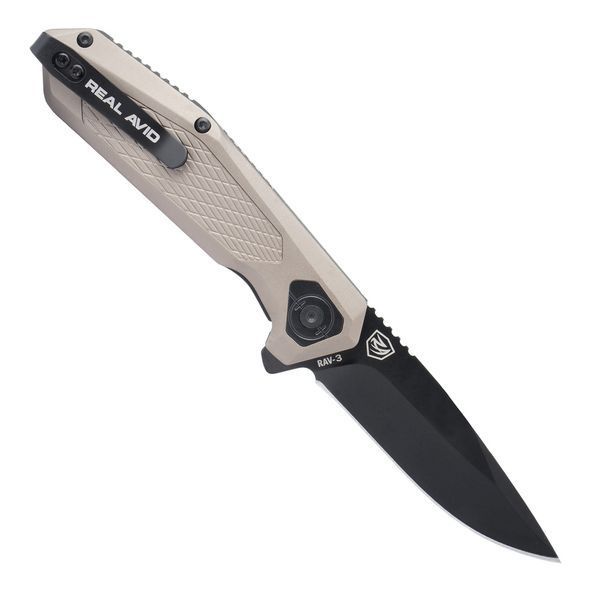 Нож Real Avid RAV-3 Black Oxide Aluminum + Steel AVRAV3 17590204 фото
