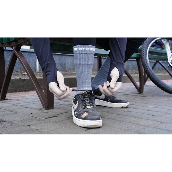 Шкарпетки водонепроникні Dexshell Terrain Walking, p-p XL, сірі 40417 фото