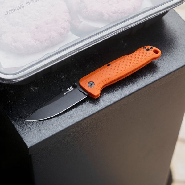 Ніж SOG Adventurer LB Black Blade TiNi GRN Orange SOG-13-11-02-43 12580316 фото