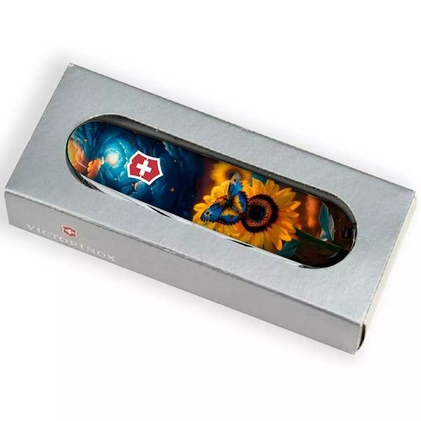 Швейцарский нож Victorinox Huntsman Ukraine 91 мм 16 функций Звездная бабочка (1.3713.3_T3240pw) V77552794 фото