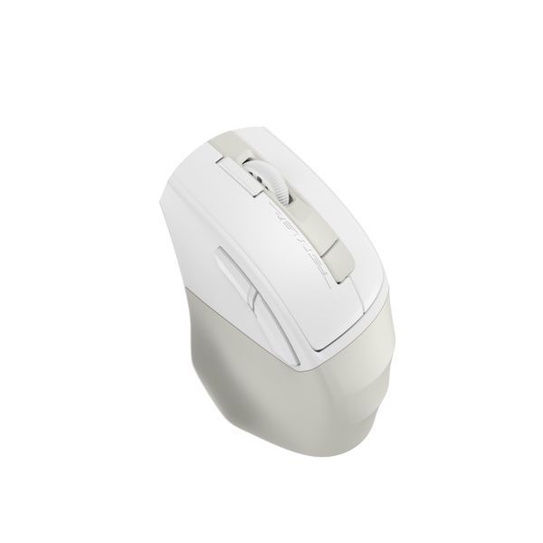 Миша бездротова A4Tech Fstyler FB45CS Air (Cream Beige), колір білий+бежевий FB45CS Air (Cream Beige) 1606382 фото