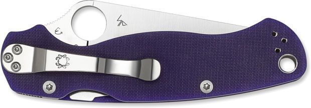 Нож Spyderco ParaMilitary 2 Dark Blue CPM-S110V C81GPDBL2 871315 фото