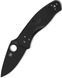 Нож Spyderco Persistence FRN Black Blade C136PBBK 871518 фото 1