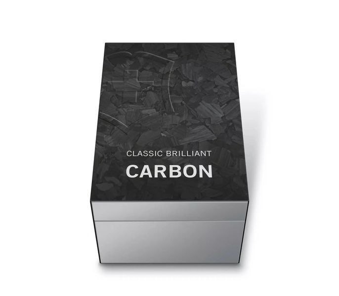 Швейцарський ніж Victorinox Classic SD Brilliant Carbon 58 мм 5 функцій рукоятка з карбону (0.6221.90) V77552871 фото