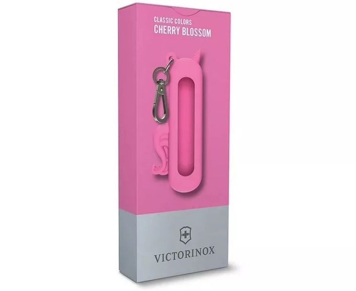 Чохол силіконовий Victorinox Unicorn Cherry Blossom для ножів Classic 58мм 1-2 шари Рожевий (4.0452) V77553332 фото