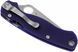 Нож Spyderco ParaMilitary 2 Dark Blue CPM-S110V C81GPDBL2 871315 фото 5
