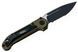 Ніж Microtech L.U.D.T S/E Gen III. Чорний клинок напівсеррейтор руків'я OD Green 1135-2OD 4009449 фото 2