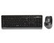 A4Tech Fstyler FGS1035Q, комплект беспроводной клавиатуры с мышью, серый цвет FGS1035Q (Grey) 1606194 фото 1