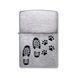 Зажигалка Zippo Footprints Design Серебристый 46322 V77550892 фото 2