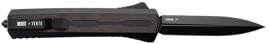 Ніж Tekto Knives A7 Zastava S35VN Wood handle black A7R_T6WBK_S35BK 3_A1 40180003 фото