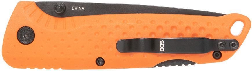 Ніж SOG Adventurer LB Black Blade TiNi GRN Orange SOG-13-11-02-43 12580316 фото