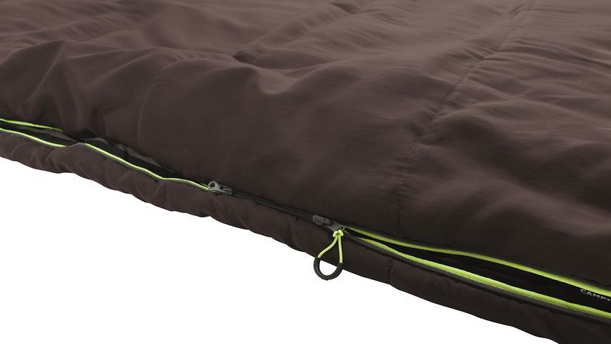 Спальний мішок Outwell Campion Lux Double/-1&deg;C Brown Left (230370) 928839 фото